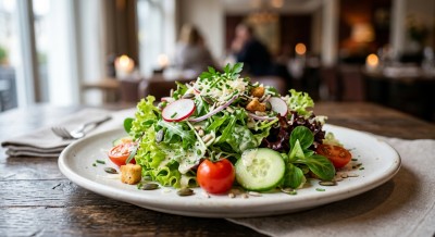 Grüner Saisonsalat