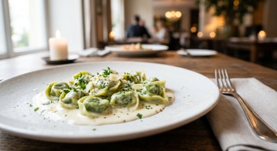 Tortellini Alla Panna (Spinat)
